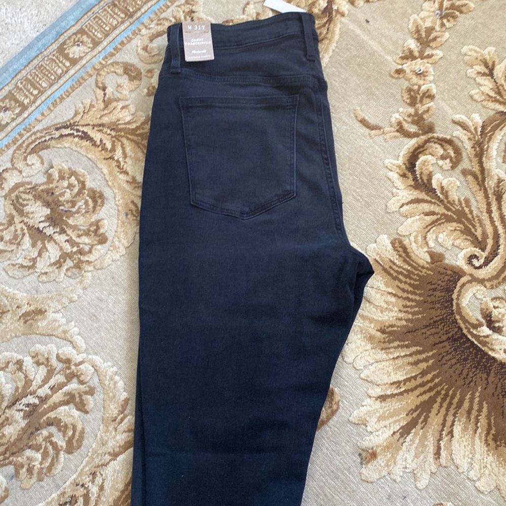 Dark grey madewell curvy road-tripper jeans